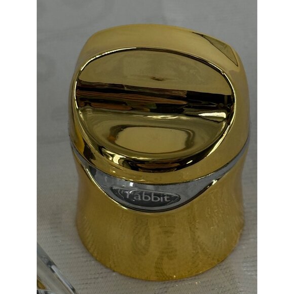 Rabbit Wine & Champagne Sealer With Super‎ Aerator Gold Tone - Picture 3 of 5